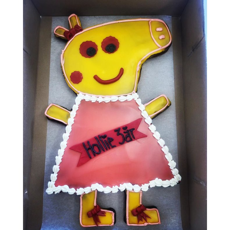 Kagemand af chokoladekage